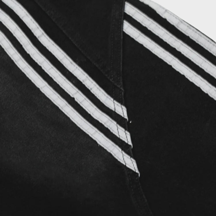 Barrel Jeans SLASH Blau, Detail Streifen
