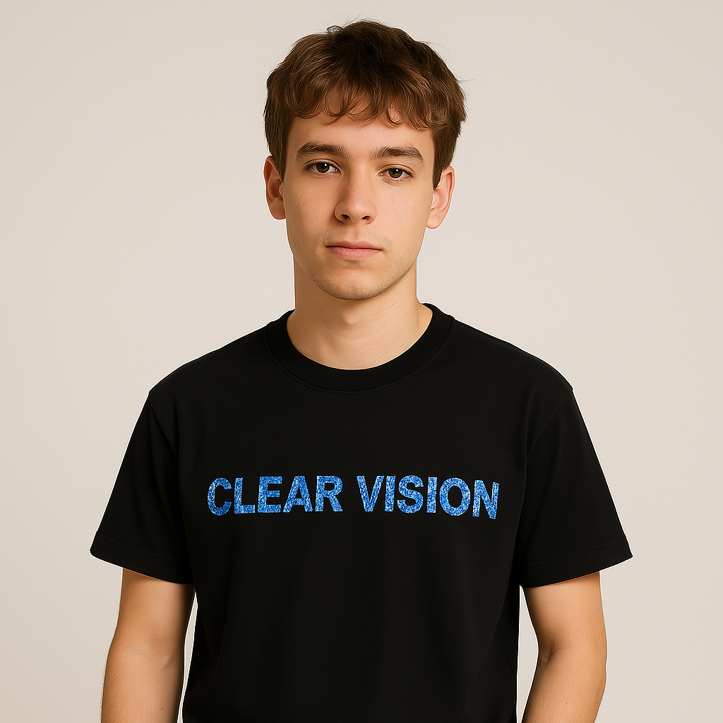 CLEAR VISION SLIM T-Shirt TASTECLOTHING