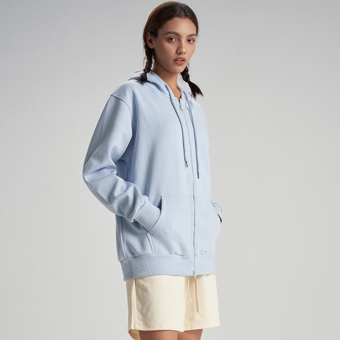 Basic Zip-Hoodie Damen und Herren TASTECLOTHING