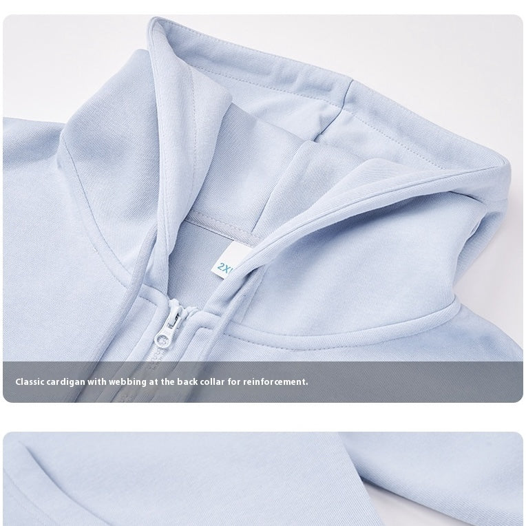 Basic Zip-Hoodie Damen und Herren TASTECLOTHING