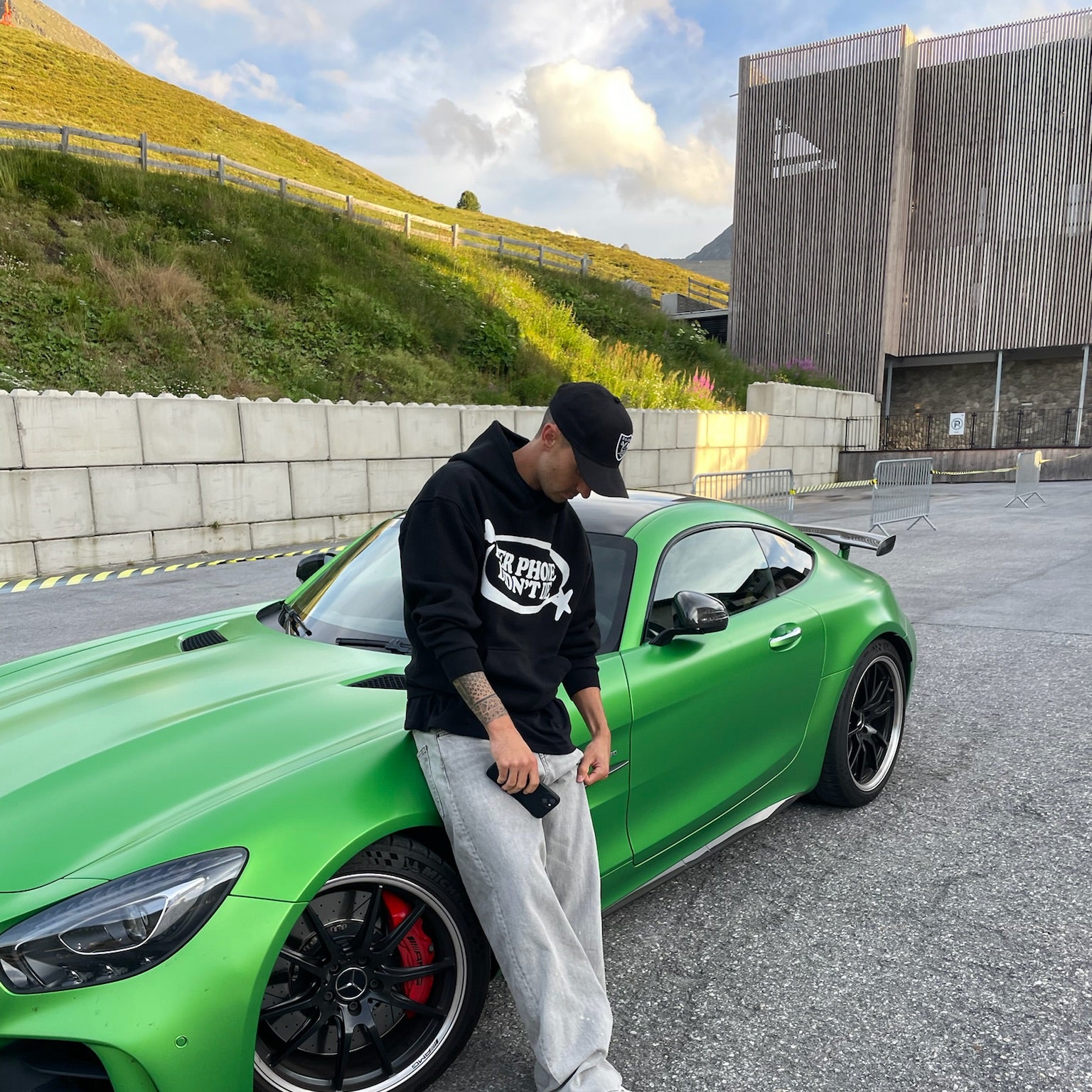 HER PHONE Oversize Streetwear Hoodie 380 GSM MarketPrint