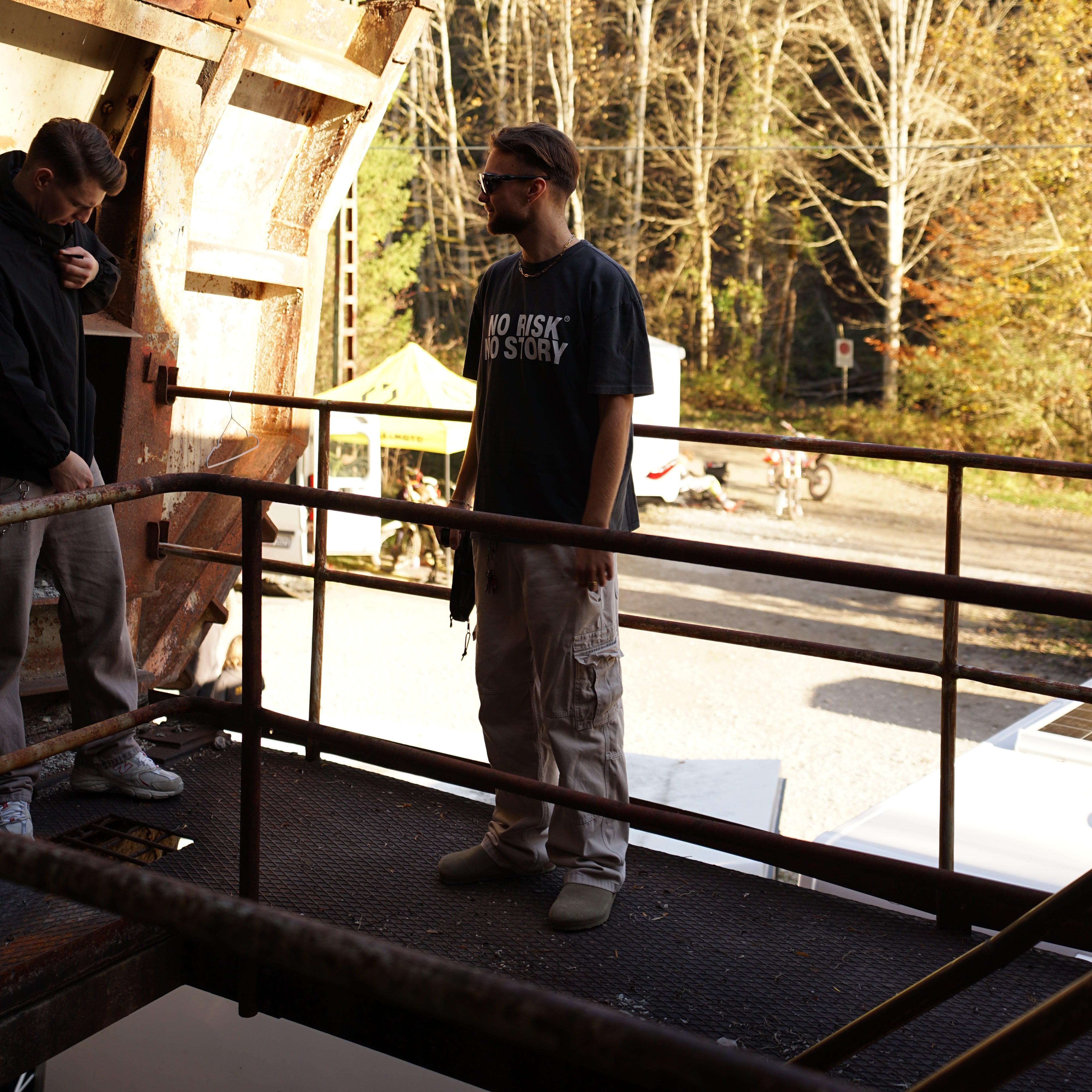 NO RISK Oversized Shirt MarketPrint