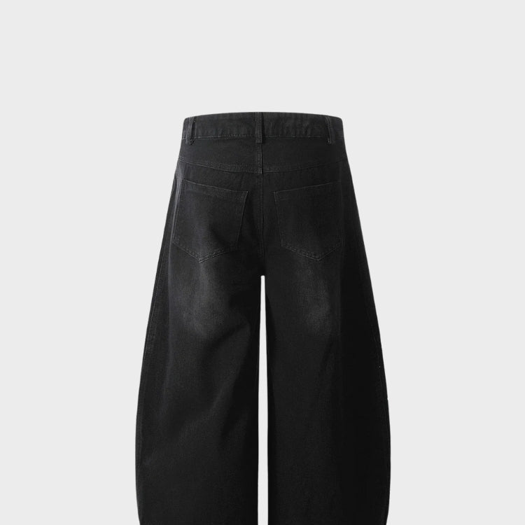 Barrel Jeans SLASH Blau, Barrel Fit von vorne