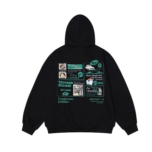 PASSION Vintage/Retro Baumwolle Hoodie Unisex TASTECLOTHING