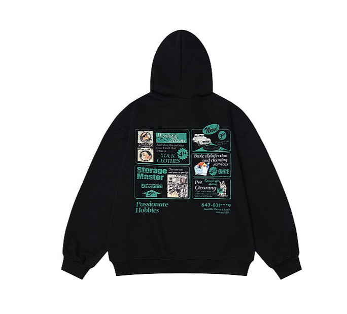 PASSION Vintage/Retro Baumwolle Hoodie Unisex TASTECLOTHING