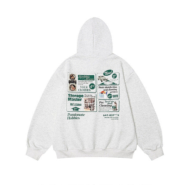 PASSION Vintage/Retro Baumwolle Hoodie Unisex TASTECLOTHING