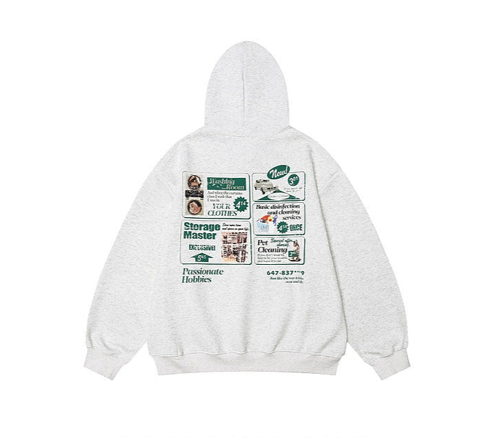 PASSION Vintage/Retro Baumwolle Hoodie Unisex TASTECLOTHING