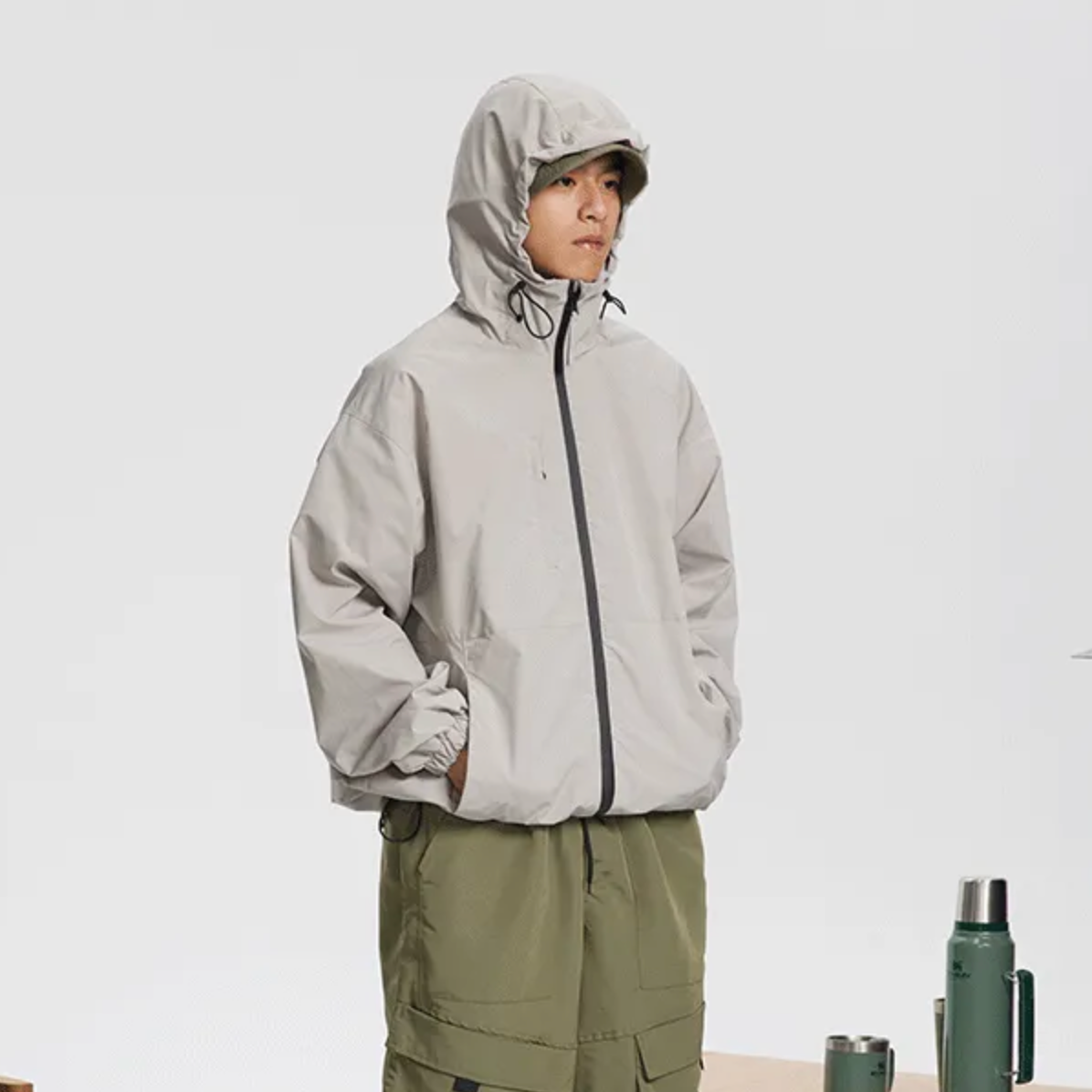 BASIC Windbreaker Zip-Jacke Unisex TASTECLOTHING