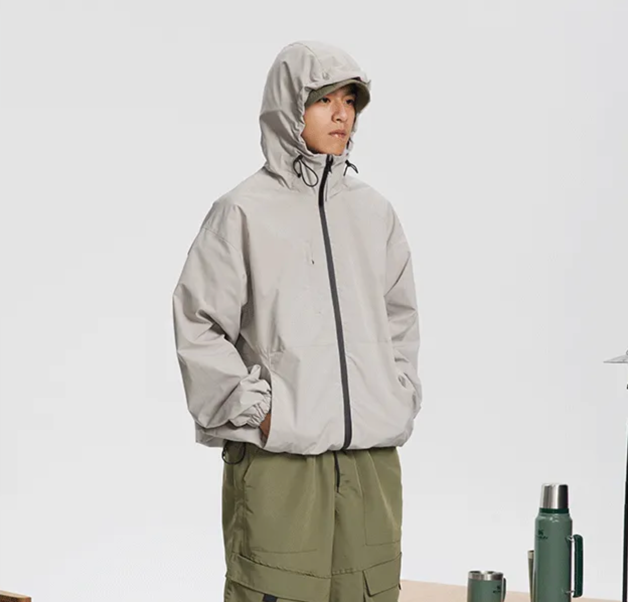 BASIC Windbreaker Zip-Jacke Unisex TASTECLOTHING