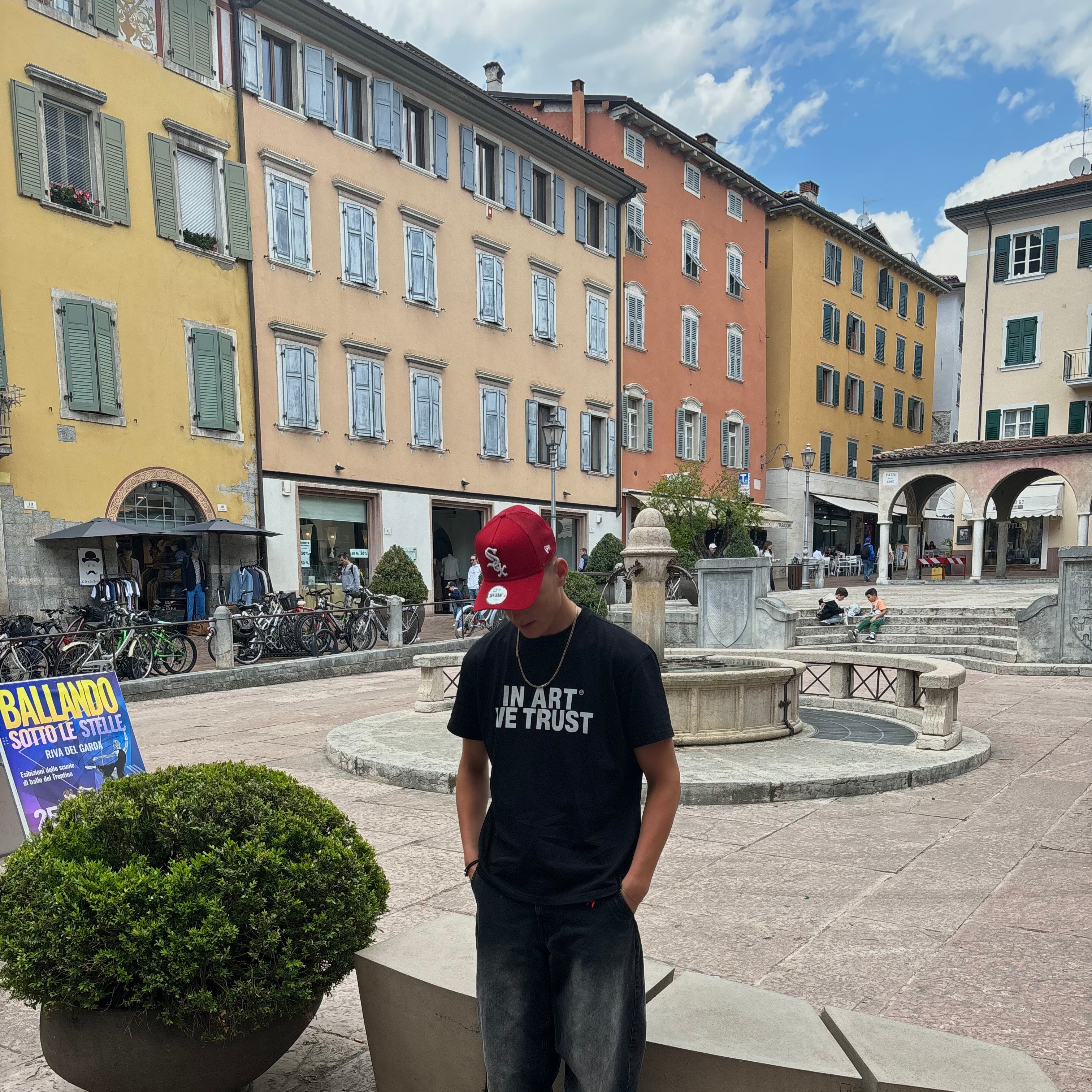 IN ART WE TRUST Oversized Shirt BLACK MarketPrint