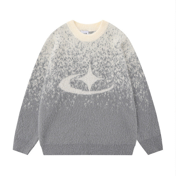 Y2K Mohair Sweater Unisex Knitsweater TASTECLOTHING Weiß / XXL