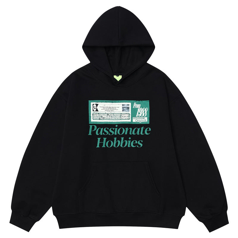 PASSION Vintage/Retro Baumwolle Hoodie Unisex TASTECLOTHING