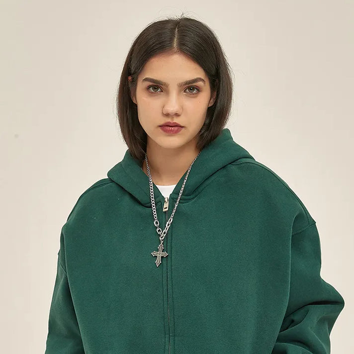 Kaufe deine Vintage und Streetwear Mode bei TASTECLOTHING. Deine Streetwear und Vintage Klamotten, bei uns erhältlich. Wie zum Beispiel Double Headed Zip-Hoodie 350gsm Unisex Oversize Zipper .