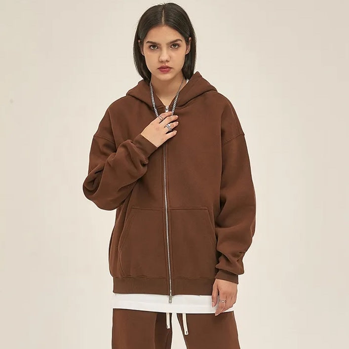 Kaufe deine Vintage und Streetwear Mode bei TASTECLOTHING. Deine Streetwear und Vintage Klamotten, bei uns erhältlich. Wie zum Beispiel Double Headed Zip-Hoodie 350gsm Unisex Oversize Zipper .