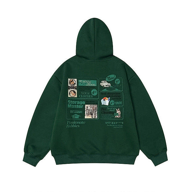 PASSION Vintage/Retro Baumwolle Hoodie Unisex TASTECLOTHING