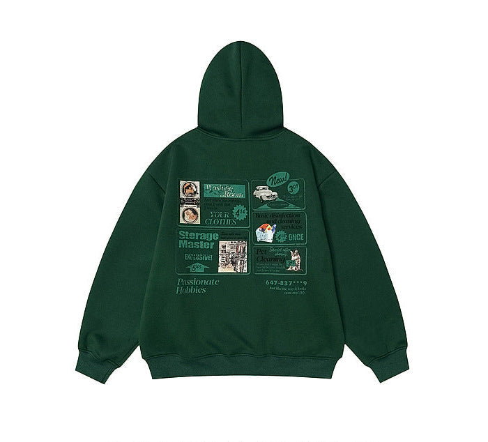 PASSION Vintage/Retro Baumwolle Hoodie Unisex TASTECLOTHING