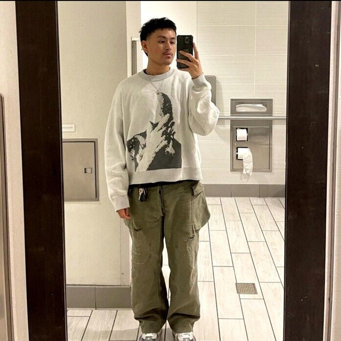 LOST Vintage Sweater Oversize Baumwolle TASTECLOTHING