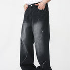 Basic Baggy Jeans Denim Schwarz unisex TASTECLOTHING