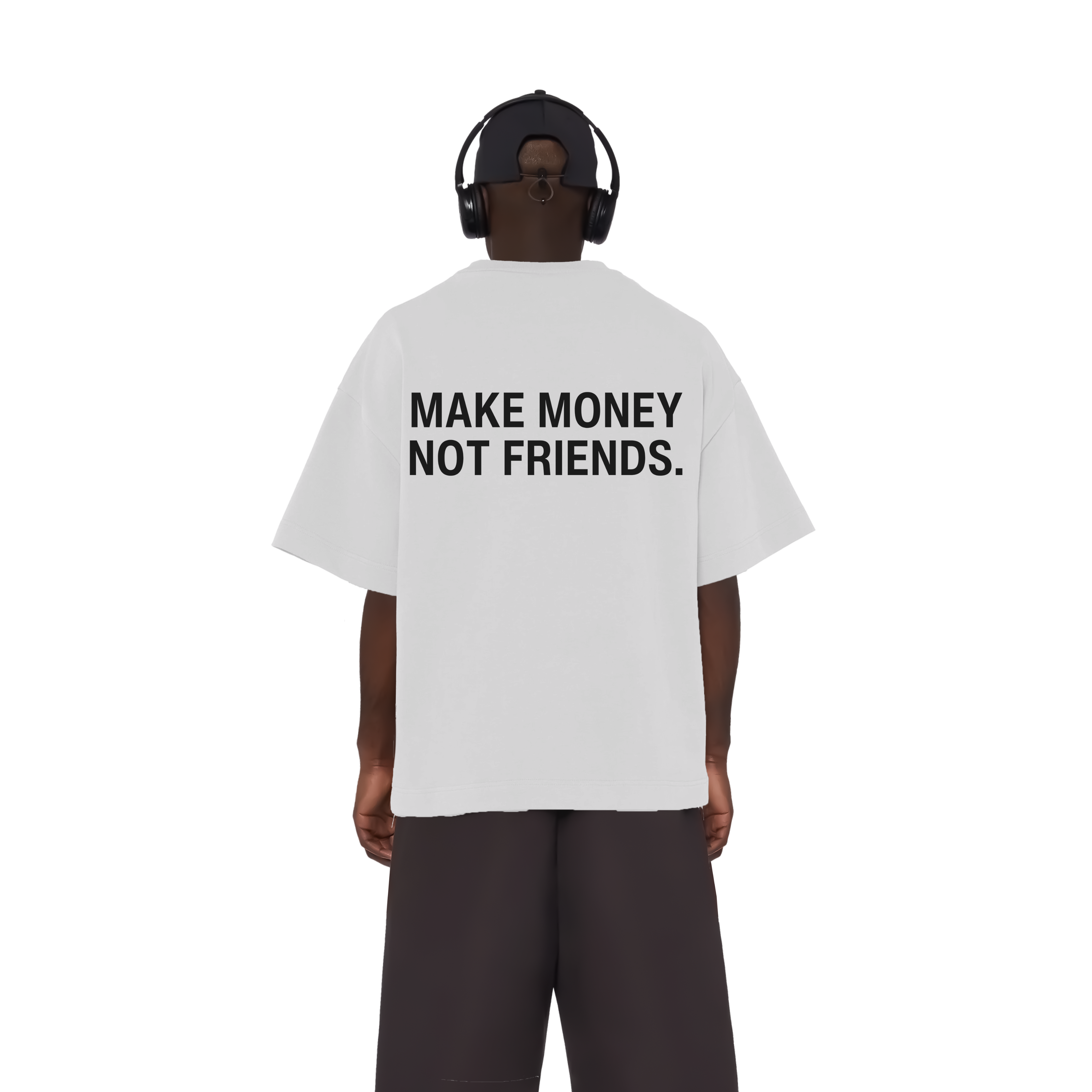 Kaufe deine Vintage und Streetwear Mode bei TASTECLOTHING. Deine Streetwear und Vintage Klamotten, bei uns erhältlich. Wie zum Beispiel MAKE MONEY NOT FRIENDS Oversized T-Shirt Baumwolle T-Shirt .