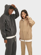 BASIC HOODIE WITH ZIPPER 350 GSM QUALITY TASTECLOTHING