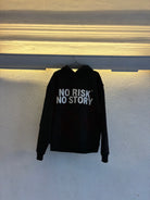 NO RISK NO STORY Oversized Hoodie MarketPrint