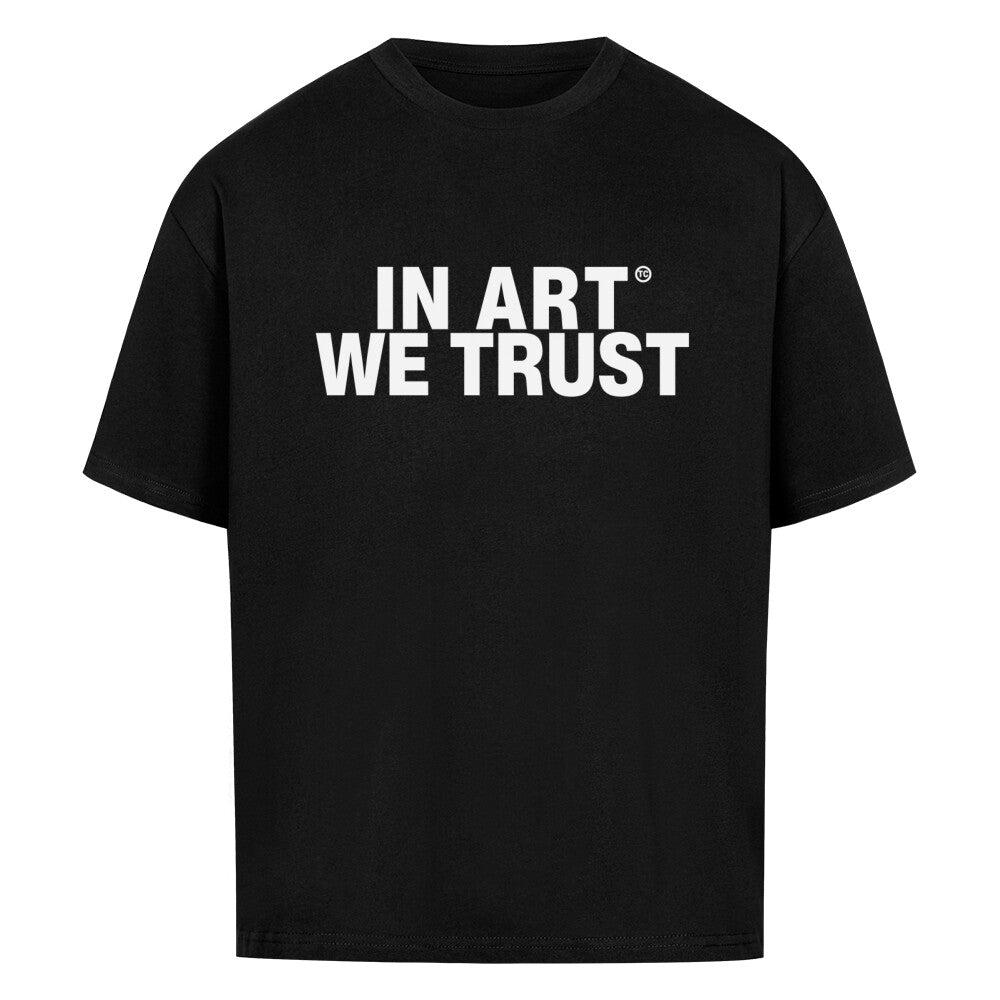 Kaufe deine Vintage und Streetwear Mode bei TASTECLOTHING. Deine Streetwear und Vintage Klamotten, bei uns erhältlich. Wie zum Beispiel IN ART WE TRUST Oversized Shirt BLACK T-Shirt .