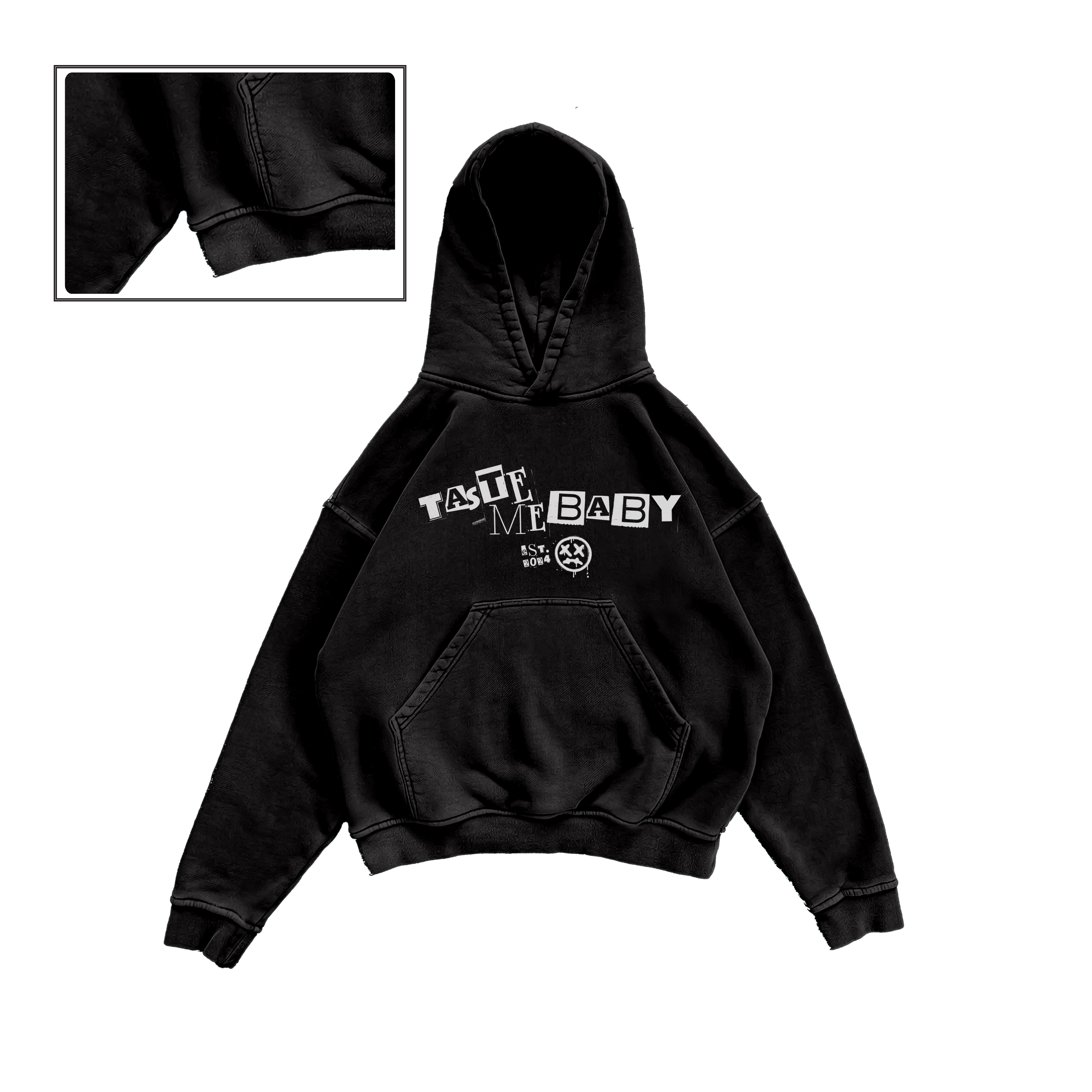 Kaufe deine Vintage und Streetwear Mode bei TASTECLOTHING. Deine Streetwear und Vintage Klamotten, bei uns erhältlich. Wie zum Beispiel TASTE ME Oversized Streetwear Hoodie Hoodie .