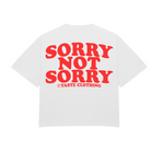 Kaufe deine Vintage und Streetwear Mode bei TASTECLOTHING. Deine Streetwear und Vintage Klamotten, bei uns erhältlich. Wie zum Beispiel SORRY NOT SORRY Oversized Shirt T-Shirt .