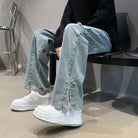 Kaufe deine Vintage und Streetwear Mode bei TASTECLOTHING. Deine Streetwear und Vintage Klamotten, bei uns erhältlich. Wie zum Beispiel Embroidery Loose Baggy Sraight Pants 0 .