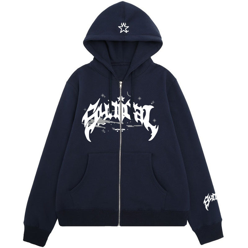 Kaufe deine Vintage und Streetwear Mode bei TASTECLOTHING. Deine Streetwear und Vintage Klamotten, bei uns erhältlich. Wie zum Beispiel Gothic Vintage Zipper Sweatshirt Oversize Unisex Y2K Hoodies & Sweatshirts .