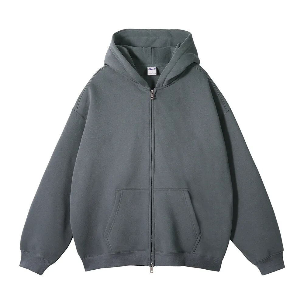 Kaufe deine Vintage und Streetwear Mode bei TASTECLOTHING. Deine Streetwear und Vintage Klamotten, bei uns erhältlich. Wie zum Beispiel Double Headed Zip-Hoodie 350gsm Unisex Oversize Zipper .