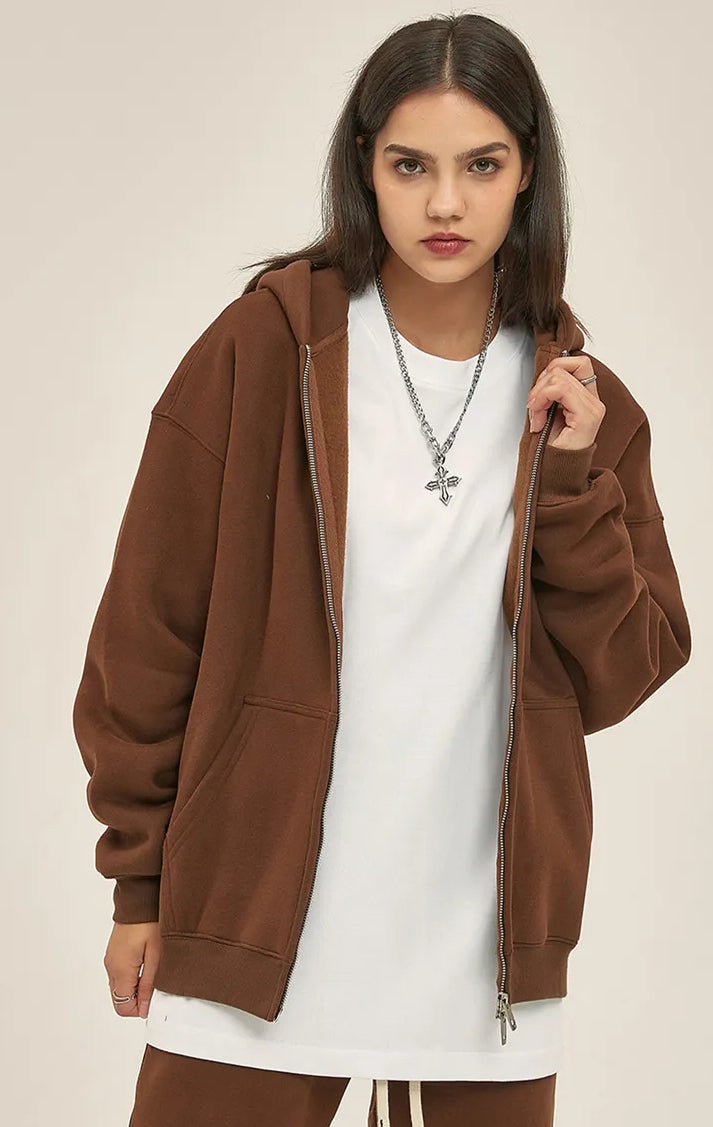 Kaufe deine Vintage und Streetwear Mode bei TASTECLOTHING. Deine Streetwear und Vintage Klamotten, bei uns erhältlich. Wie zum Beispiel Double Headed Zip-Hoodie 350gsm Unisex Oversize Zipper .