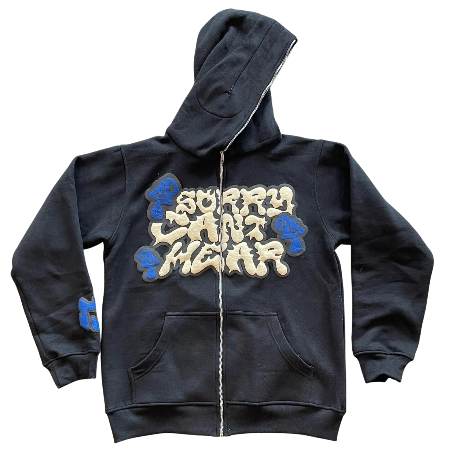 Kaufe deine Vintage und Streetwear Mode bei TASTECLOTHING. Deine Streetwear und Vintage Klamotten, bei uns erhältlich. Wie zum Beispiel Sorry Cant Hear Zip-Hoodie Oversize Y2K Unisex Fullzip Hoodies & Sweatshirts .