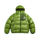 Winterjacke GLACIER Grün, gesteppt mit Kapuze