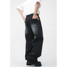 Basic Baggy Jeans Denim Schwarz unisex TASTECLOTHING