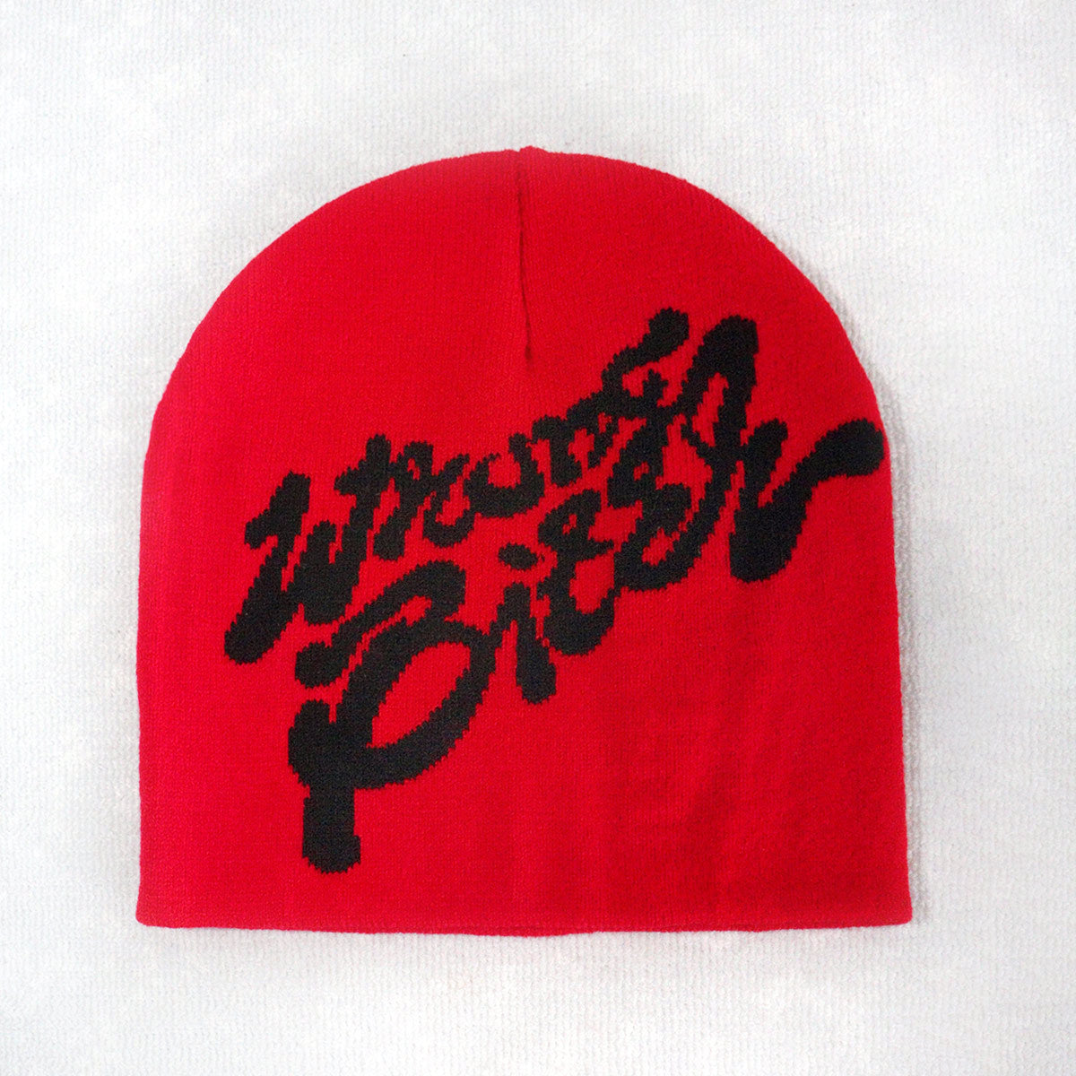 Men's And Women's Fashion Casual Letters Knitted Hat MarketPrint Red-Free-Size