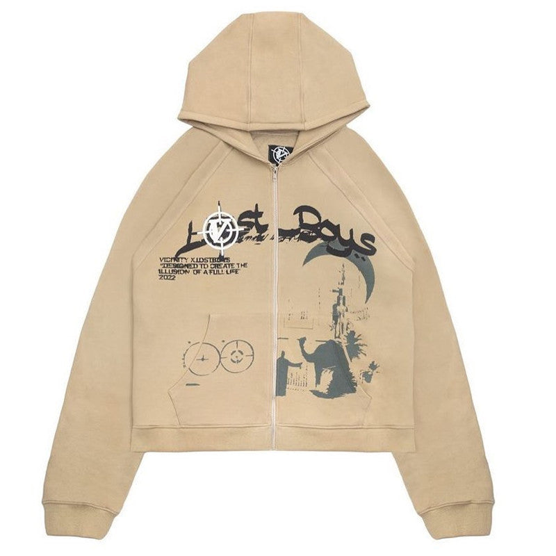 Kaufe deine Vintage und Streetwear Mode bei TASTECLOTHING. Deine Streetwear und Vintage Klamotten, bei uns erhältlich. Wie zum Beispiel Lost Boys Vintage Zip-Hoodie Hoodies & Sweatshirts .